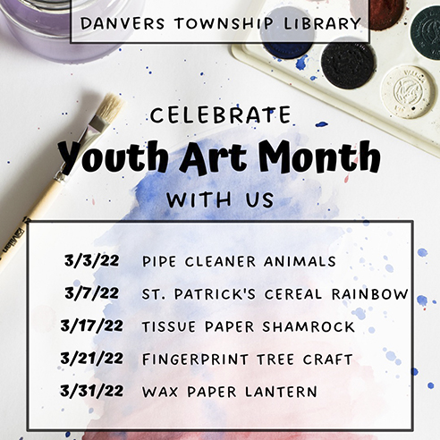 Youth Art Month at the Library