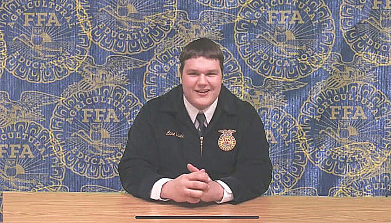 Sauder Is First State Proficiency Champion in Tremont FFA History