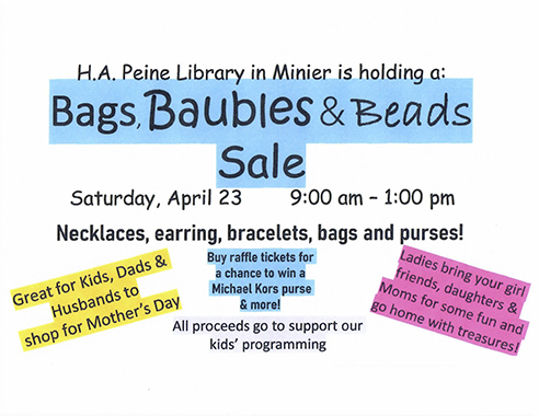 Bags, Baubles, and Beads Sale