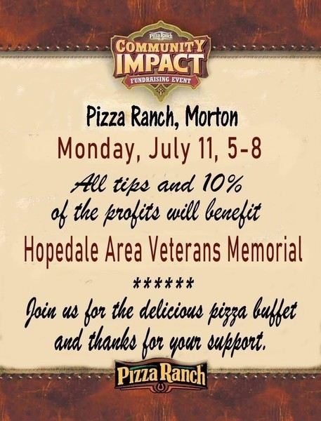 Hopedale Area Veterans Memorial Fundraiser